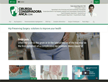 Tablet Screenshot of cirurgiaconservadoraanca.com